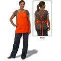 F57 Designer Orange Criss-Cross Bib Apron